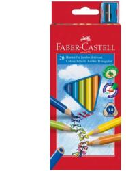 Faber-Castell Faber-Castell: Junior creioane colorate 20 bucăţi cu ascuţitoare (116520)
