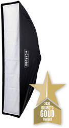 Caruba Softbox Caruba Quick Assembly strip Matte Silver 30x140cm, Bowens