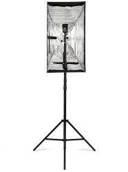 Westcott Kit lumina Westcott Apollo Strip Speedlite cu stativ si suport cold shoe
