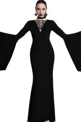 KILLSTAR rochie lungă damă KILLSTAR - SERAPHELLE - negru - KSRA015260