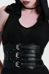 KILLSTAR centură corset damă KILLSTAR - AT TWILIGHT - negru - KSRA015408