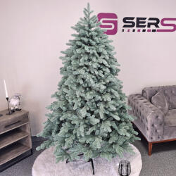 Sersimo Brad artificial Christmas Deluxe by Sersimo, Kovalivska argintiu, 3D, 210 cm (U-Kovaliska-Blue-210)