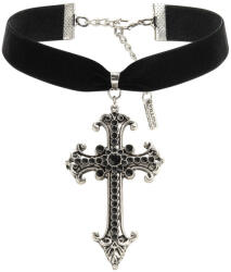 KILLSTAR colier cu pandantiv KILLSTAR - CRUCIFIX - negru - KSRA015569