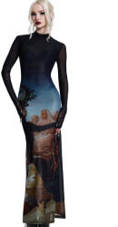KILLSTAR rochie lungă de damă KILLSTAR - WITCHES' SABBATH - neagră cu imprimeu - KSRA015257