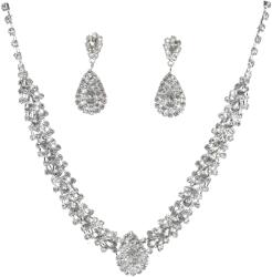 HARAHU Set LM-42120 - Cristal / Argintiu KP42120
