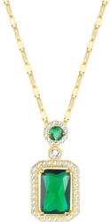 HARAHU Colier GS-42127 - Auriu / Verde KP42127