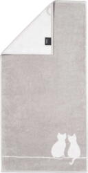 Cawö Prosop pentru mâini Cute Cats You & Me 30 x 50 cm, platinat-alb (6263-76-30x50) Prosop