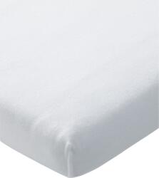 Joop Bedroom Cearșaf cu elastic Uni pentru topper 140-160 x 200 cm, alb, din jerseu de bumbac (4029058184797)