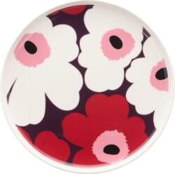 Marimekko Farfurie pentru mic dejun Unikko 20 cm, alb-violet (076086-143)