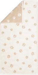 Cawö Prosop pentru mâini WE LOVE DOGS Paws 30 x 50 cm, bej natural (6247-33-30x50) Prosop