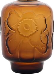 Marimekko Vază Unikko 18 cm, din sticlă, chihlimbar (076021-800)
