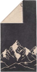 Cawö Prosop de baie Alpenchic Berge 70 x 140 cm, granit (6269-73-70x140) Prosop