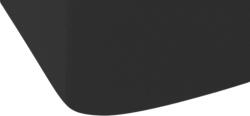 Joop Bedroom Cearșaf cu elastic Uni 180-200 x 200 cm, negru din jerseu de bumbac (4029058714529)