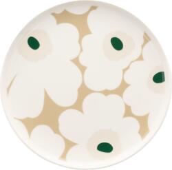 Marimekko Farfurie pentru mic dejun Unikko 20 cm, alb-nisipiu (075870-188)