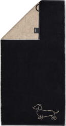 Cawö Prosop de mâini WE LOVE DOGS Companion 50 x 100 cm, negru-bej (6248-93-50x100) Prosop