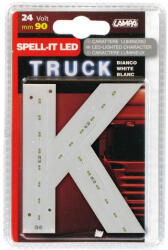  Lampa Ledes Betű Fehér Színű "K" 24 V 90 Mm (0198733)