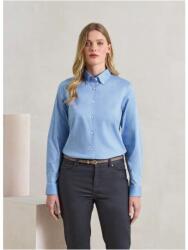 Premier Női hosszú ujjú Oxford ing Supreme, pamut elasztánnal, gombos gallér, Premier PR384, Oxford Blue, 3XL (pr384oxb-3xl)