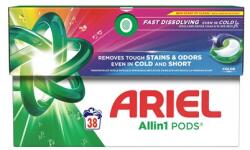 Ariel Ariel, Mosószer kapszulák, All-in-1 PODS Color, 38 mosás, univerzális (170331)