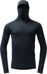 Devold Expedition Merino Silk Hoodie Man férfi funkcionális pulóver L / sötétkék