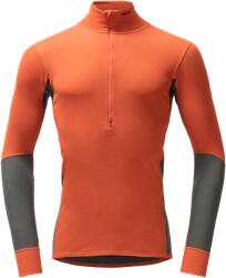Devold Wool Mesh 190 Zip Neck Man férfi funkcionális póló XL / narancssárga/szürke