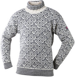 Devold Svalbard Wool High Neck garbó XL / szürke/fehér