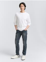 Tom Tailor Férfi farmer, Tom Tailor, Marvin, Straight Fit, Közepes derék, Cipzár, Hosszú, 5 zseb, Pamut, Elasztán, W34-L30 US, Kék (47477-74)