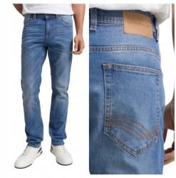 Tom Tailor Férfi farmer, Tom Tailor, Josh, Slim Fit, Közepes derék, Cipzár, Hosszú, 5 zseb, Pamut, Elasztán, W38-L32 US, Kék (47478-94)