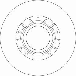 TRW Disc Frana Df6963S Ford Tourneo Custom V362/Transit Custom V362/Transit V363 (DF6963S)