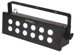 Ibiza Light Stroboscop LED Ibiza Light STROBE12.3LED | 12x3W, UV/Alb, DMX 5/6 canale, Auto/Sunet (STROBE12.3LED)