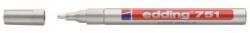 edding Marker Edding 751 166463 | Alb, Opac, Metal/Plastic/Sticla