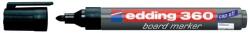 edding Marker Edding 360 4-360001 | Tabla Alba, Negru, Varf Rotund, Stergere Uscata