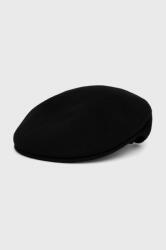 Kangol gyapjú sapka - fekete XL