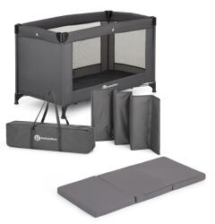 PETITEMARS PETITE&MARS Utazóágy Koot Lite Foldie matraccal Változat: Dark Grey