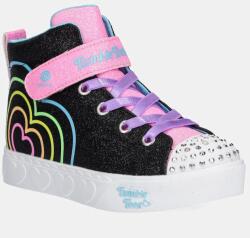 Skechers gyerek sportcipő HEART STEPS - HEART GLOW - fekete 32