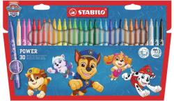 STABILO Filctoll készlet, vastag, 2 mm, STABILO "Power", Mancs õrjárat, 30 különbözõ szín (30 db) (TST2803005)