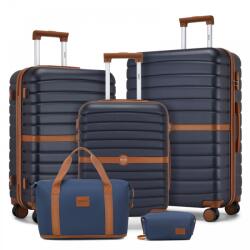 Konofactory Kék 5 részes prémium poggyászszett „Harder - M, L, XL (S592set5in1-navy-HU)