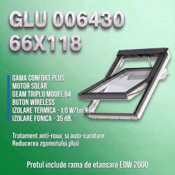 VELUX Fereastra VELUX 66X118 GLU 006430 + Rama EDW 2000 (VELUX GLU FK06 006430 + EDW 2000)