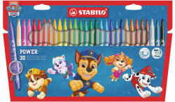 STABILO Filctoll készlet, vastag, 2 mm, STABILO "Power", Mancs őrjárat, 30 különböző szín (280/30-05)
