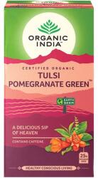 Organic India Tulsi gránátalmával és zöld teával filteres tea, 25 filter