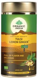 Organic India Tulsi citrommal és gyömbérrel szálas tea BIO 100 g