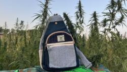 Kézművesség Nepálban Himalája kender kis hátizsák - Crossbody