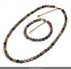 Borealy Set colier si bratara cu perle de cultura si pietre semipretioase (CAD-1296)