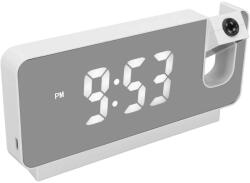 TOO DCP-444-W hőmérséklet kijelzéssel, ébresztő funkcióval projektoros digitális óra (TOO DCP-444-W) - emag