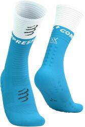 CompresSport Mid Compression V2.0 futó kompressziós zokni SS 2026-Kék/Fehér-T3 (298395)