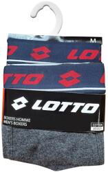 Lotto férfi pamut boxeralsó - 2 db/csomag - sötétszürke - M (230000979-B_sotetszurke_M)