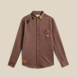 Portuguese Flannel Embroidery Flannel - Almond - M