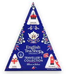 English Tea Shop Utazó kollekció Európa kék British teaválogatás bio 9 db selyempiramis - naturreform
