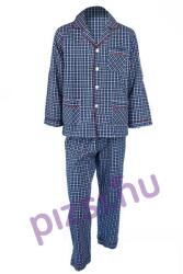 Vienetta Extra méretű flanel gombos hosszúnadrágos pizsama (FPI5266 5XL)