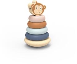 Speedy Monkey Jucarie din lemn pentru stivuire Roly-poly, Speedy Monkey (BO-SM_SP1027)