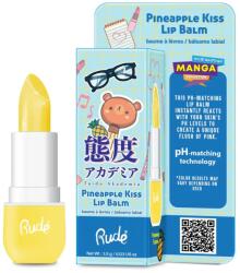 Rude PH-reaktív, színváltó ajakbalzsam, ananász illattal, Pineapple Kiss, Manga Collection, Rude Cosmetics, 3.5 g (RD1869)